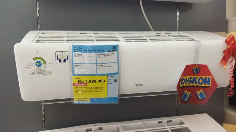 AC TCL TAC-09CSD XS2 1PK DiBAWAH 16m2 810,bisa cicilan pakai spaylater