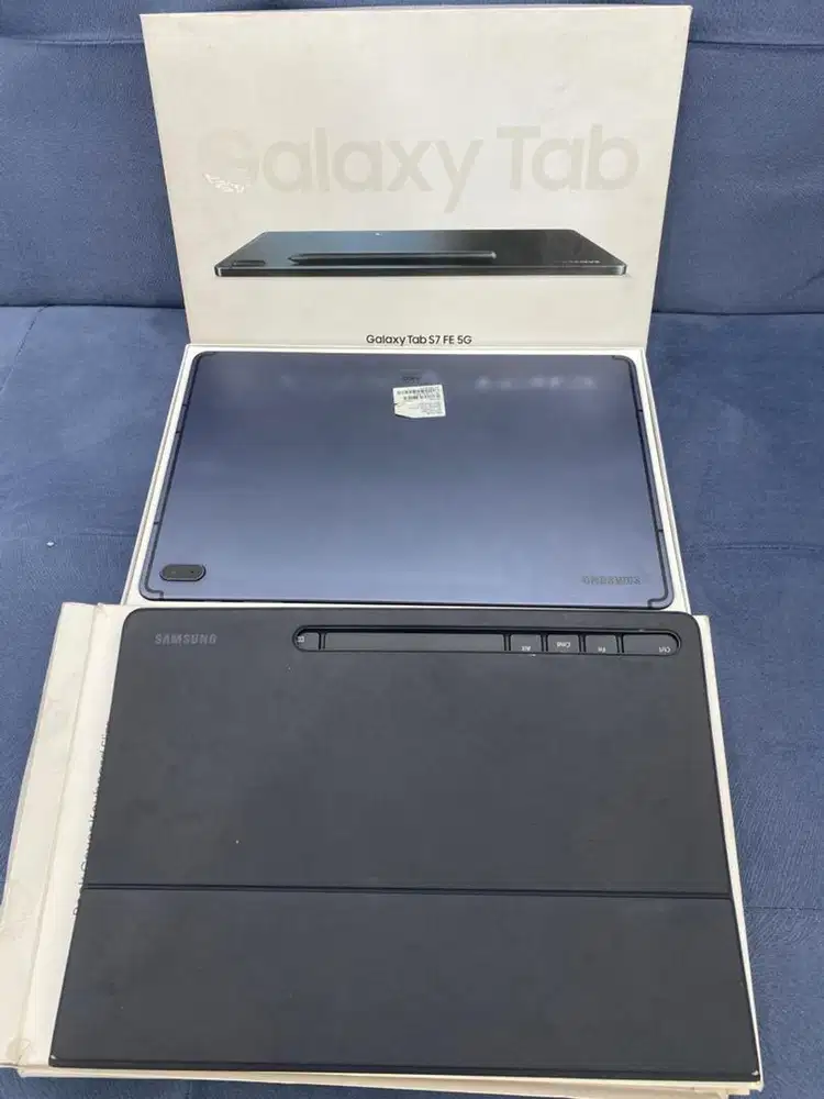 Samsung Tab S7 Fe 5G , Mustic Black , 6/128GB + Keyboard