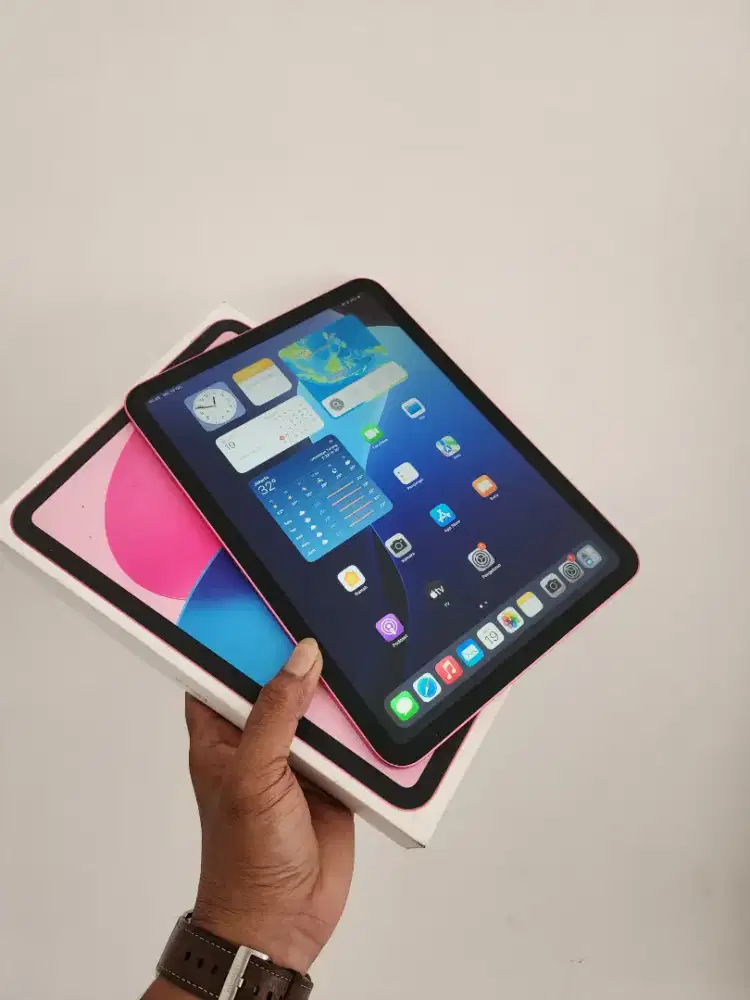 Ipad 10'9incih th10 gen 2022 64gb fullset ori no minus like new ibok