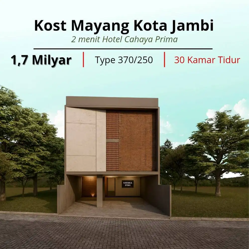 Kost Eksklusif Mayang Puskes 30 Kamar