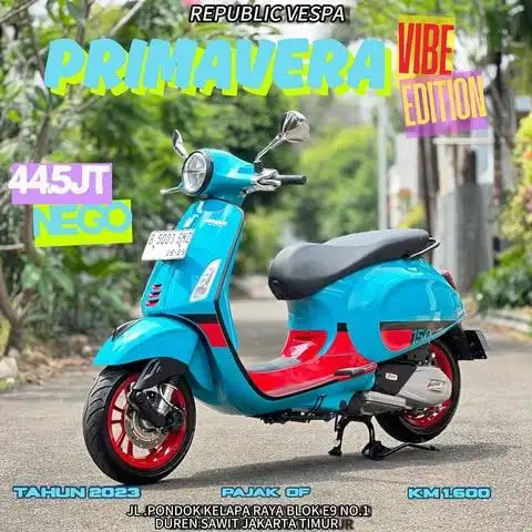 DIJUAL PRIMAVERA COLOR VIBE 150 IGET ABS LED TH 2023 LIMITED EDITION