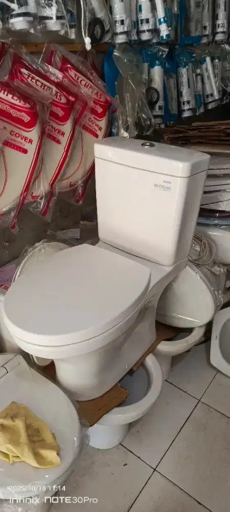 Closet duduk toto cw 631 j putih siap pakai