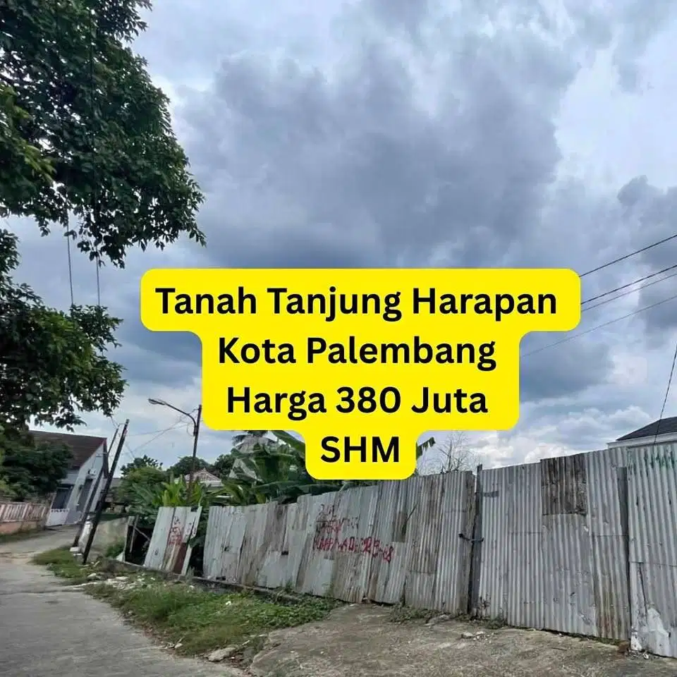 Dijual Tanah Kalidoni Murah dekat sekolah Paramont