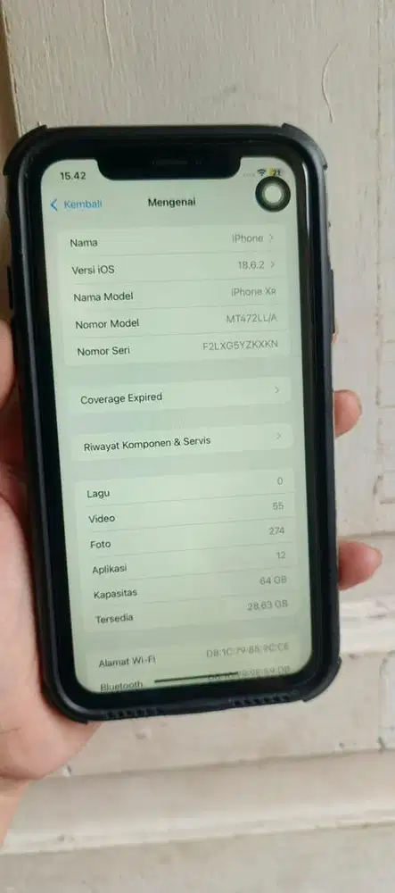Iphone XR 64GB wifi only