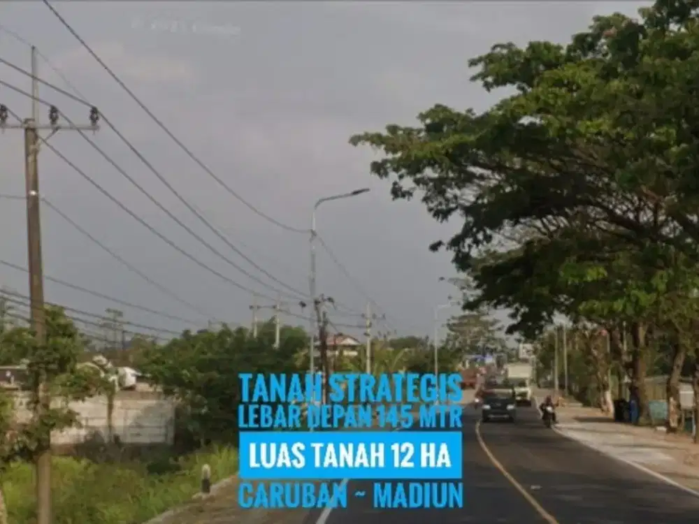 [B], Tanah Industri LD 145 mtr, dpn Exit TOL Caruban MADIUN, Sipp