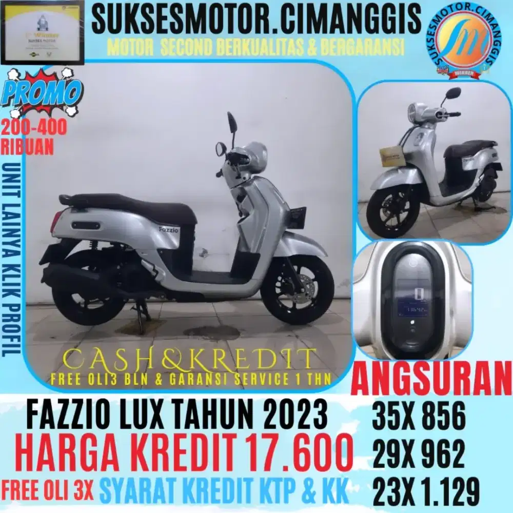 FAZZIO LUX PROMOTERMURAH BERGARANSI,SERVICE 1 THN