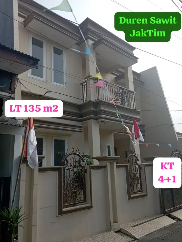 Rumah Baru Siap Huni Di Komplek Abadi, Duren Sawit, Jakarta Timur
