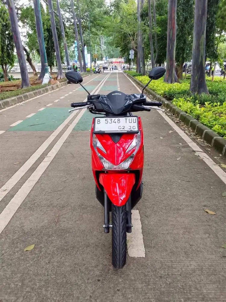Beat 2025 Red Super Like New 2025 KM LOW 9rb PaJak  FEB 2026