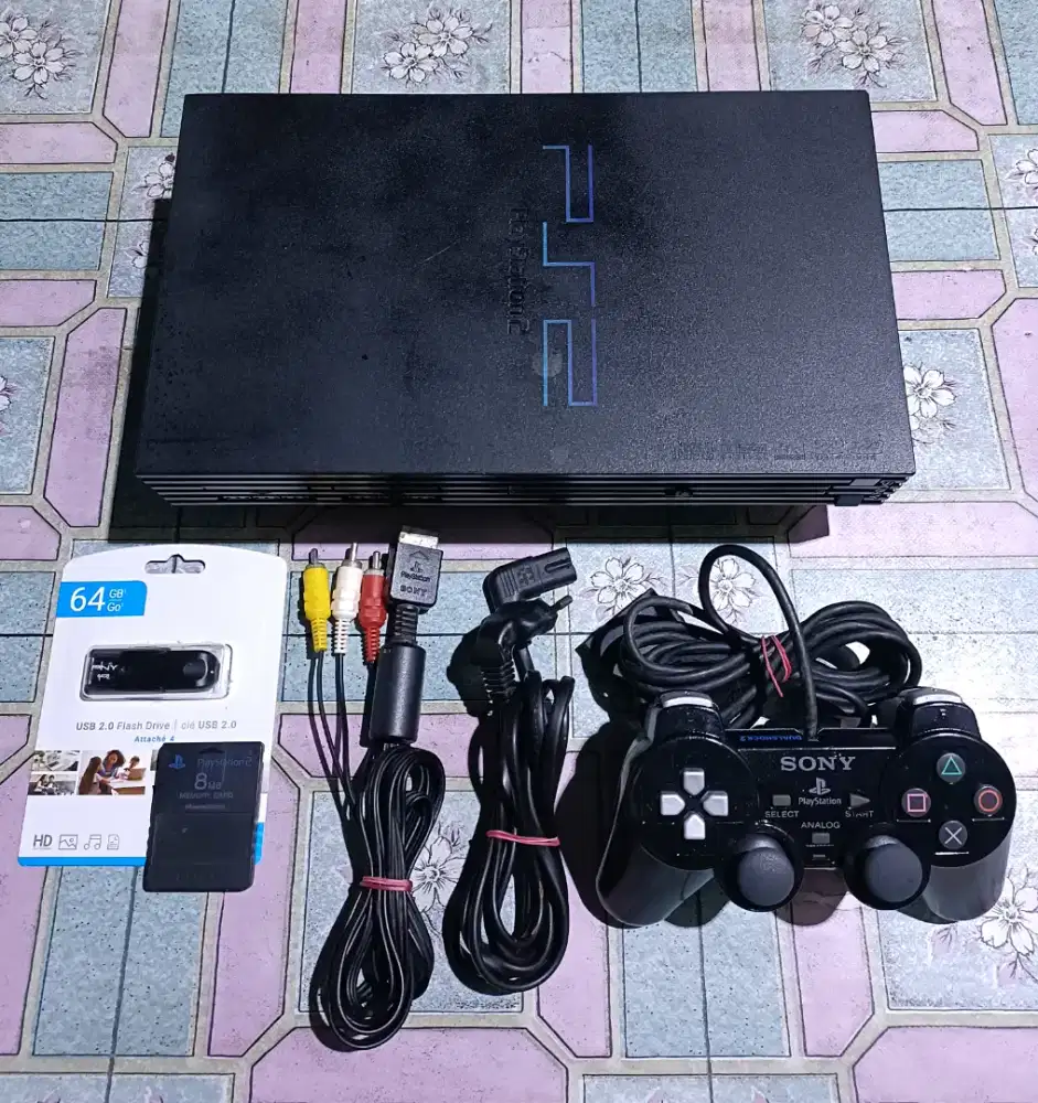 Ps2 fat/tebal matrix 64gb (bekas)