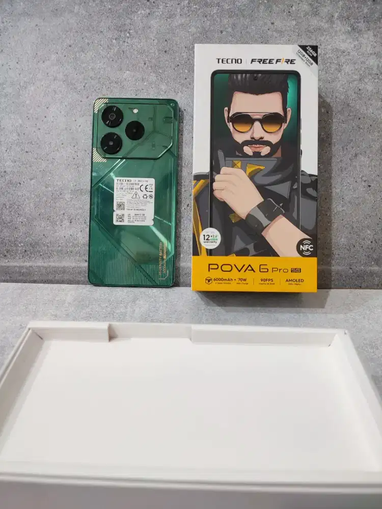 Pova 6 pro 5g 12/256 Second