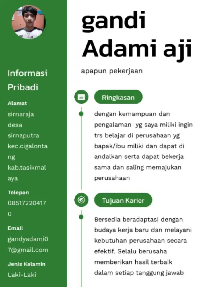 Mencari pekerjaan