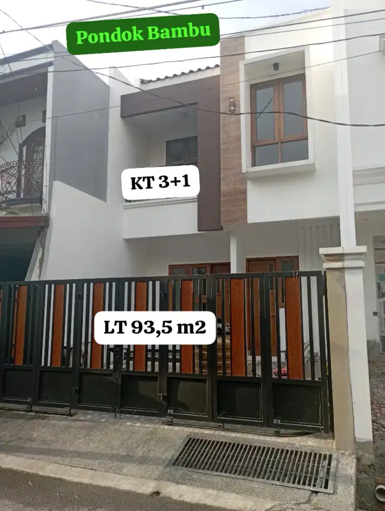 Rumah Baru Siap Huni Di Pondok Bambu, Jakarta Timur