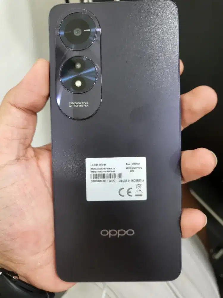 Jual Oppo A60 ram 8/128gb seperti baru