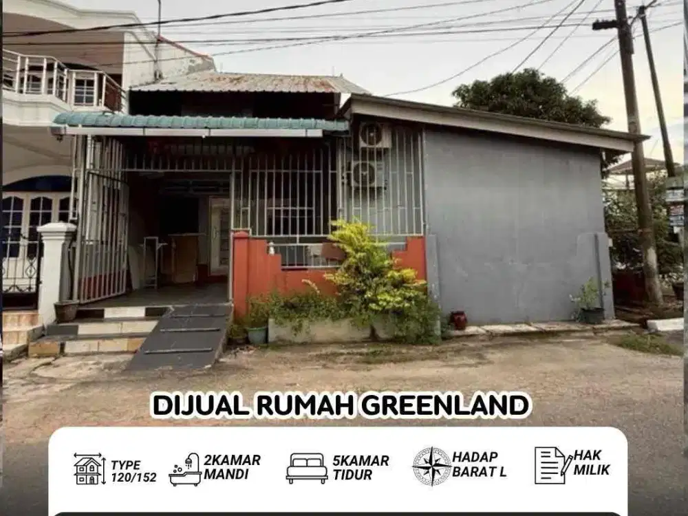 Dijual Rumah Greenland Batam Center