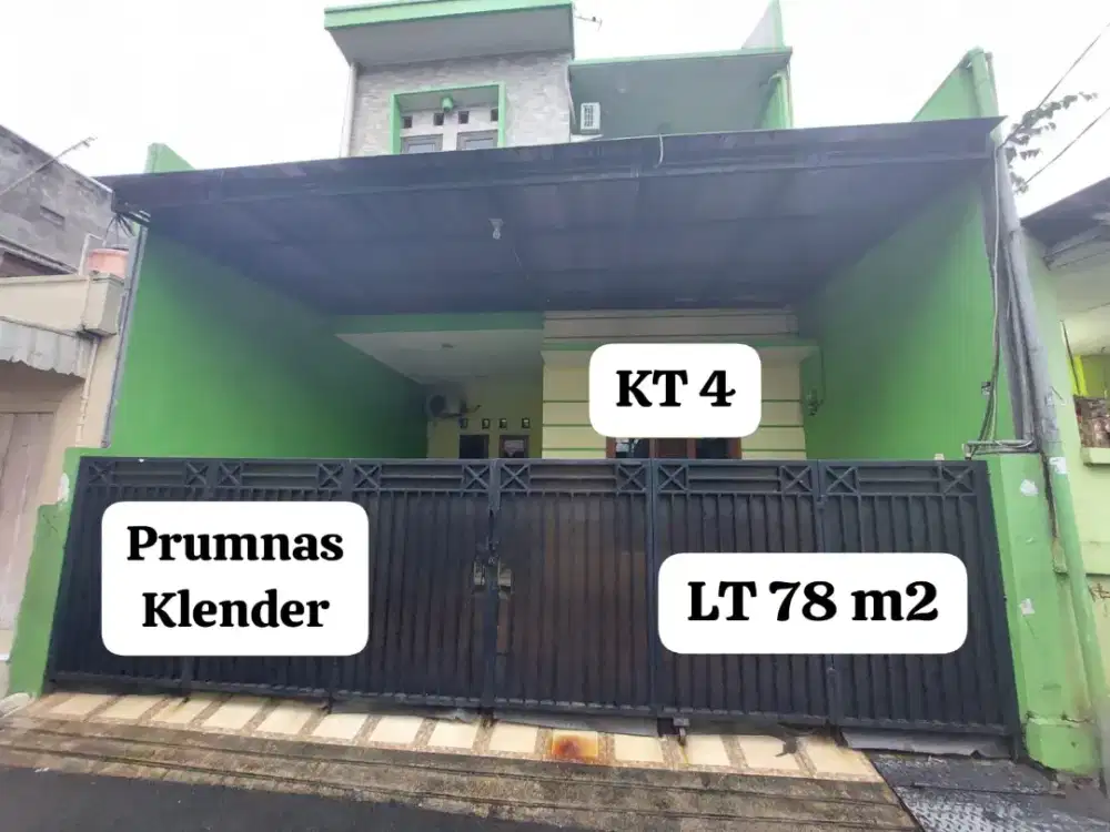 Rumah Siap Huni Di Prumnas Klender, Duren Sawit, Jakarta Timur