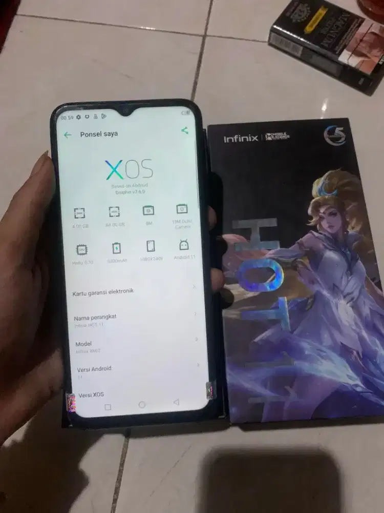 infinix hot 11  fulset