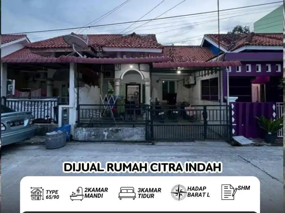 Dijual Rumah Citra Indah Batam Center