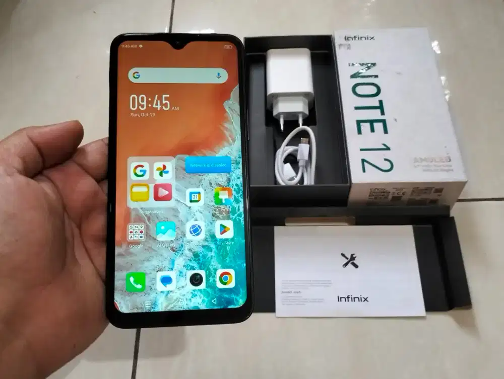 INFINIX NOTE 12 RAM 8GB / 256GB 4G AMOLED 6,7in Finger 50MP Helio G96