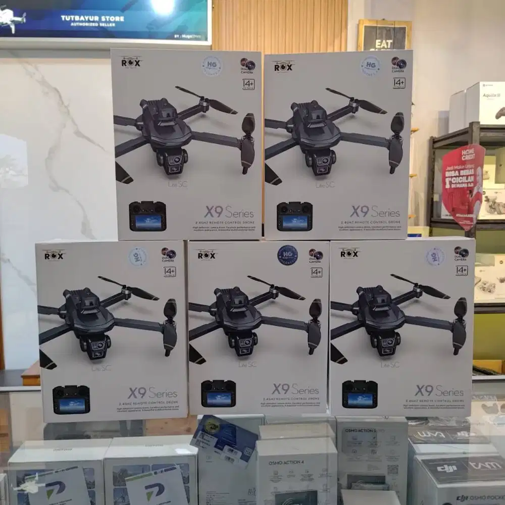 ROX X9 LITE WITH SMART CONTROLLER 25 MIN GPS BRUSHLESS DRONE