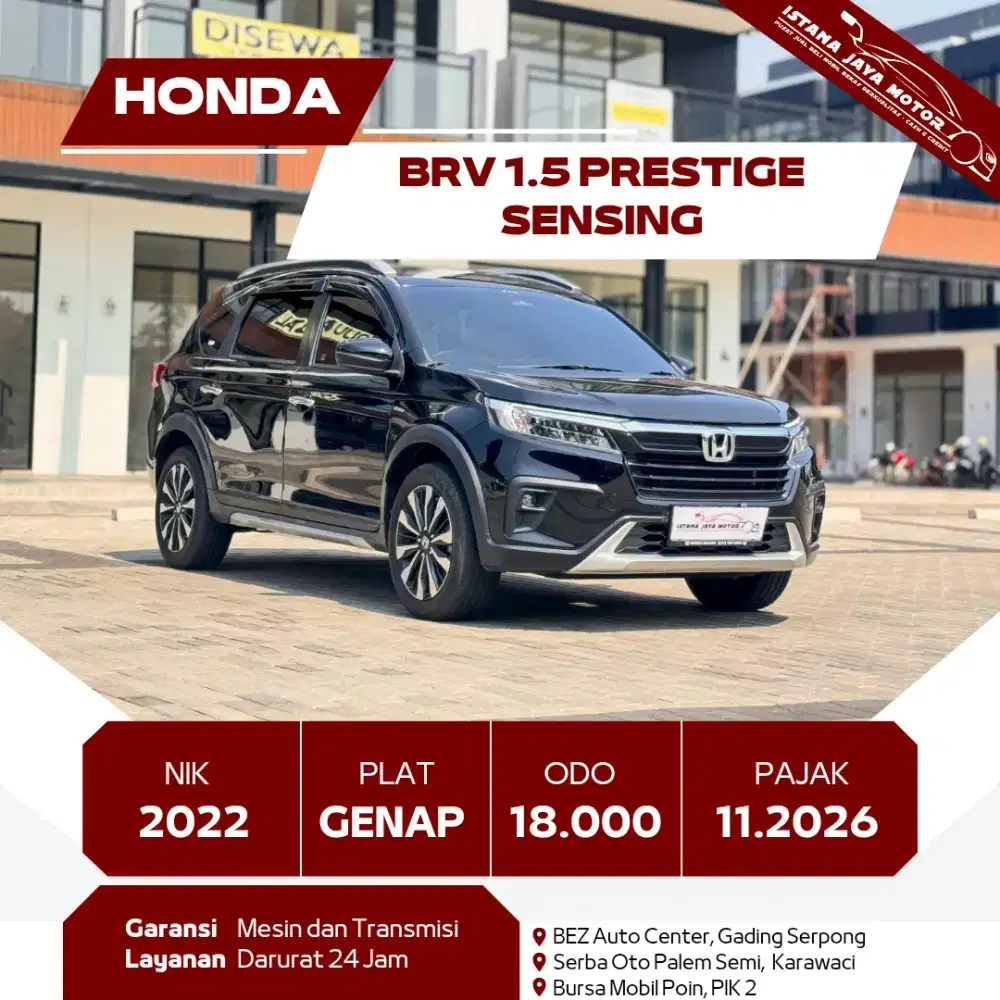 HONDA BRV 1.5 PRESTIGE SENSING 2022