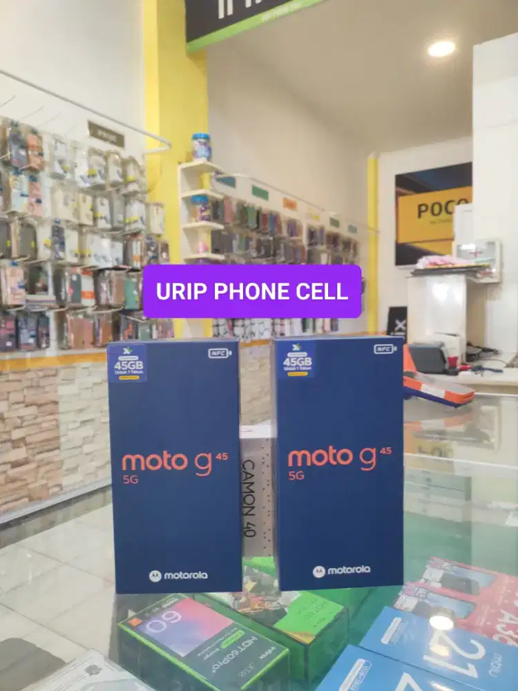 Motorola G45 5G 8/256 promo+bonus cash & credit garansi Resmi