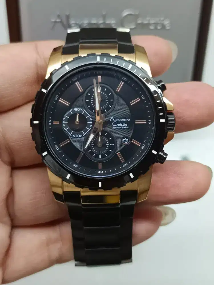 Jam Tangan Pria Alexandre Christie 6141 Ori Murah Lengkap
