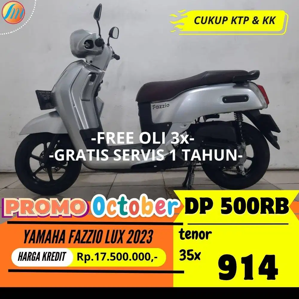 YAMAHA FAZZIO LUX 2023 KREDIT DP 500RIBU ANGSURAN SANGAT TERJANGKAU