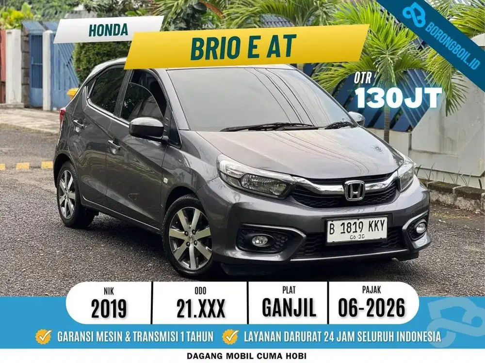LOW KM [21Rb] BRIO E CVT 2019 SIAP PAKAI