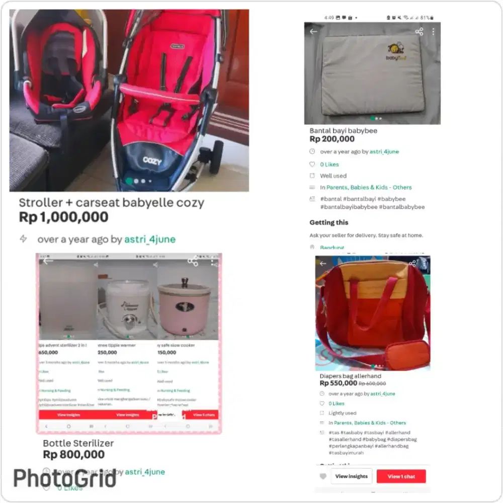 Stroller carseat