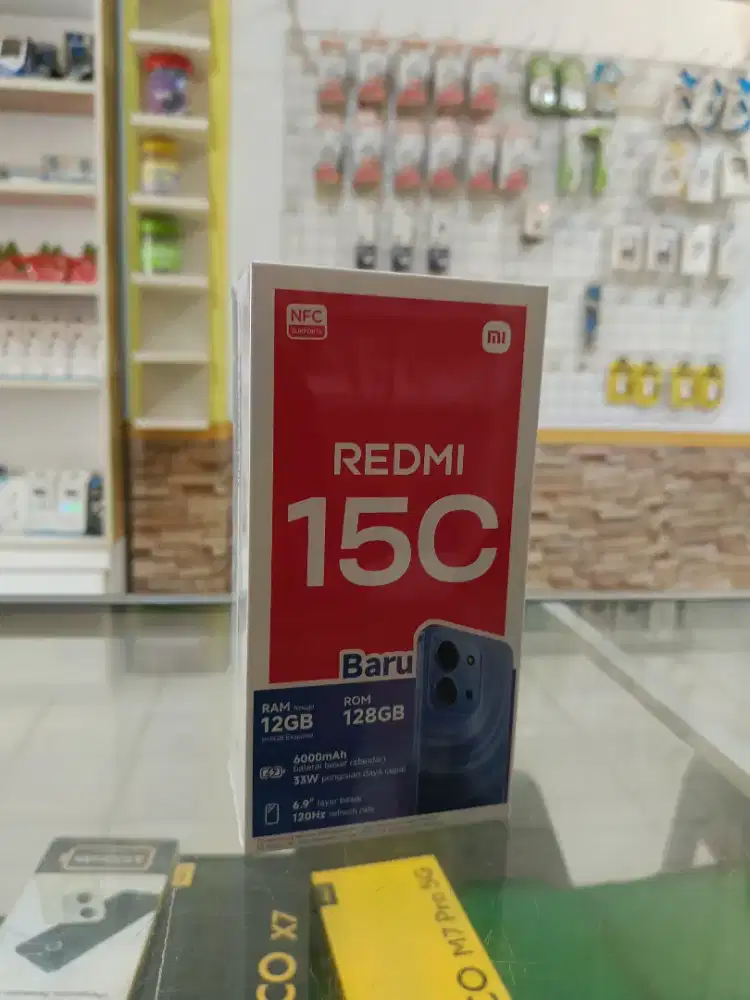 Redmi 15C 6/128 Promo+Bonus cash & kredit Garansi Resmi