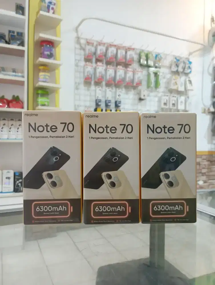HP REALME NOTE 70 4+4/128 + GARANSI RESMI 100%
