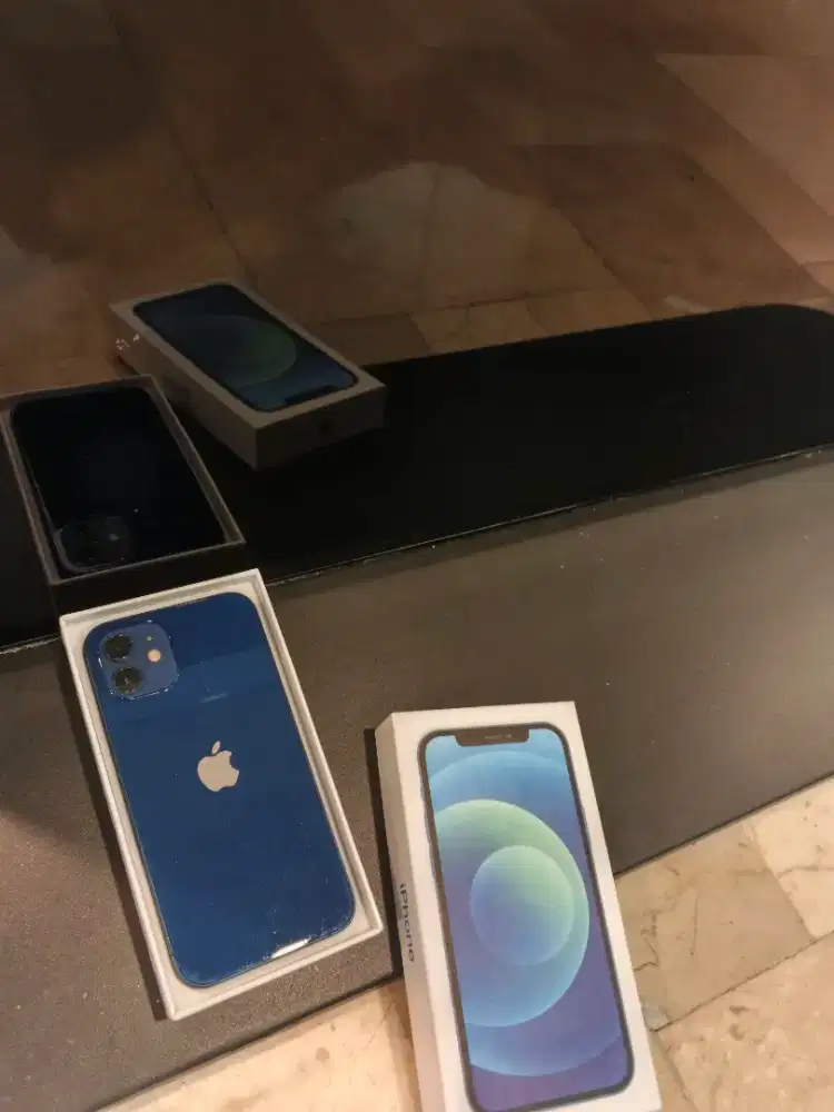 Iphone 12 128gb lengkap alami