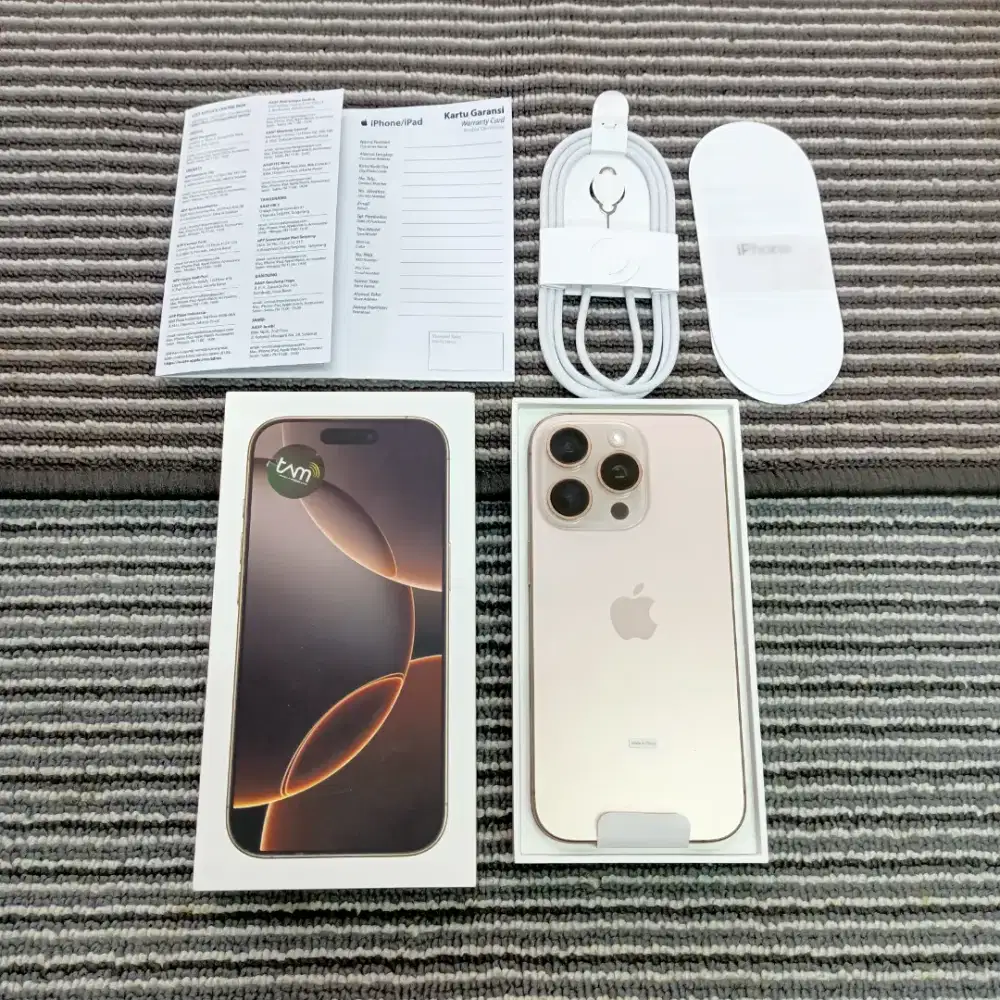 Iphone 16 Pro 256gb pake 5 Bln 99% muluss like new grs resmi iBox