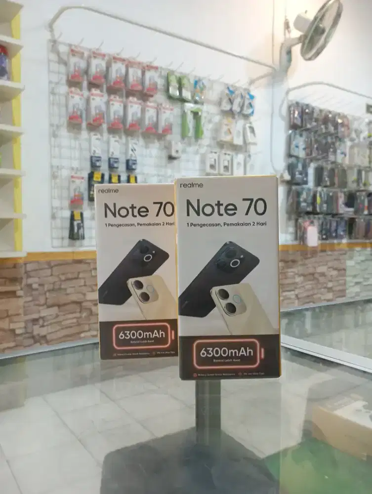 HP REALME NOTE 70 4+4/64 + GARANSI RESMI 100%