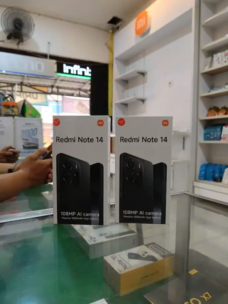 Resmi Note 14 8/128 Promo+Bonus cash & kredit Garansi Resmi
