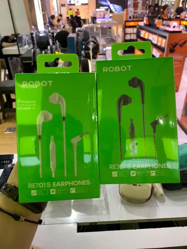 Robot RE701 S RE701S Headset Earphone Half Soft In-Ear Jack 3.5mm