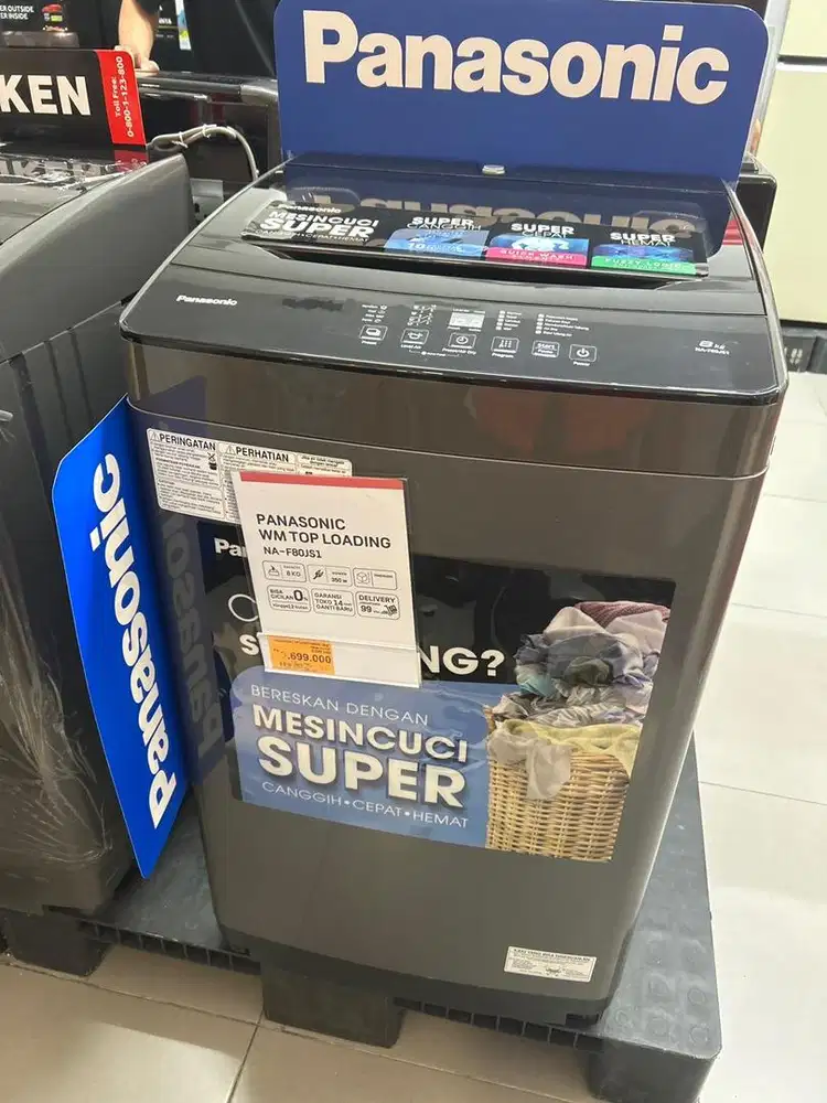 Panasonic topload NAf80js1 Kredit Dp 0Rp