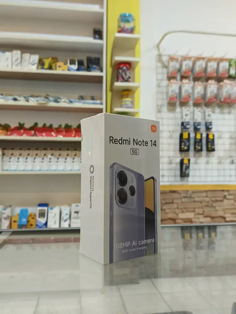Redmi Note 14 5G 8/256Promo+Bonus cash & kredit Garansi Resmi
