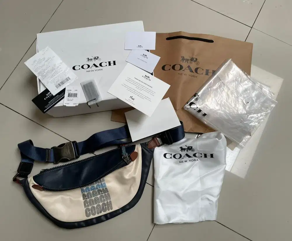 Waistbag Coach Rivington Belt Bag with Coach Print