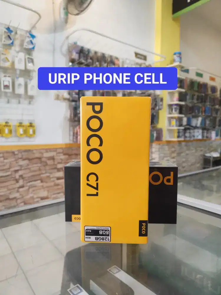 Pocco C71 4/128 promo+bonus cash & credit garansi Resmi