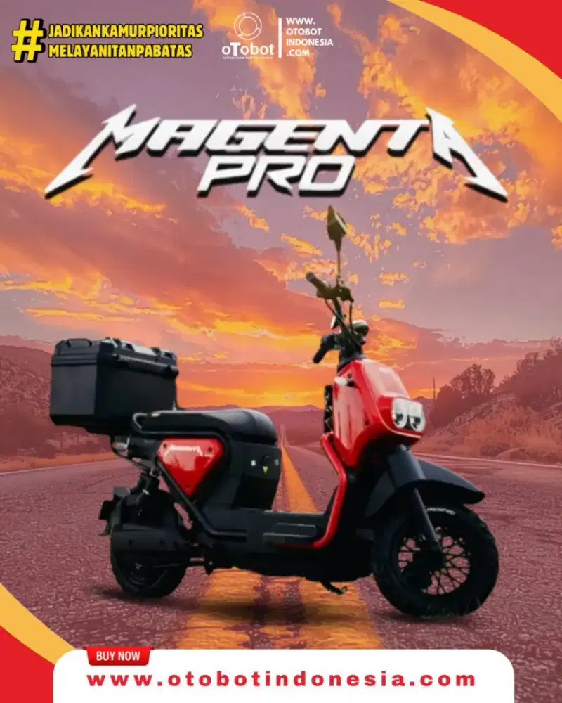 SEPEDA LISTRIK PACIFIC MAGENTA PRO