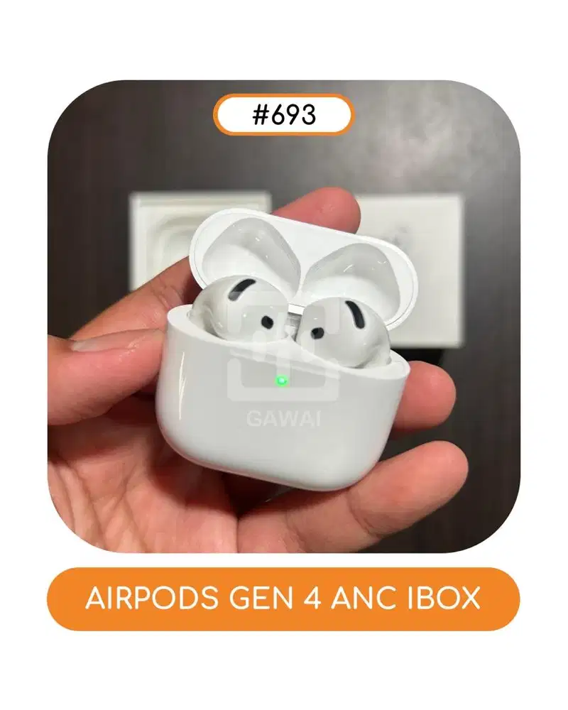 #693 Airpods Gen 4 Anc Ibox Garansi 23 September 2026