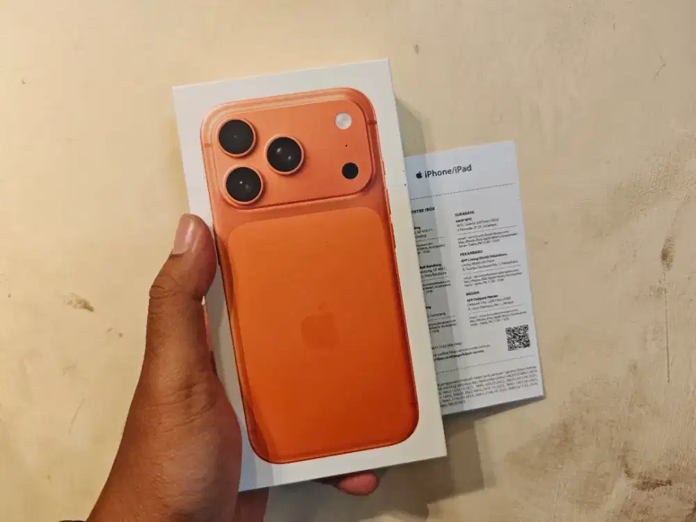 iphone 17 pro 256GB cosmic orange new segel ibox