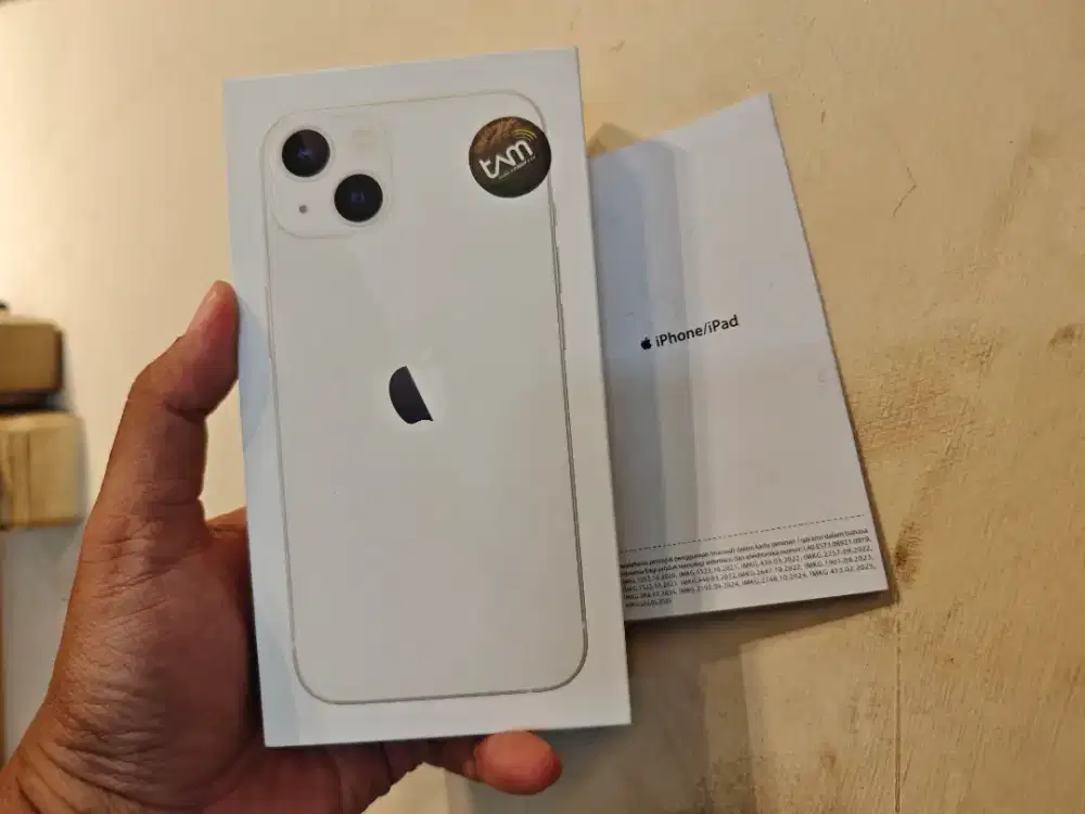 iphone 13 128GB white new segel garansi resmi