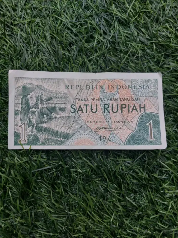 Uang kuno 1 rupiah 1961