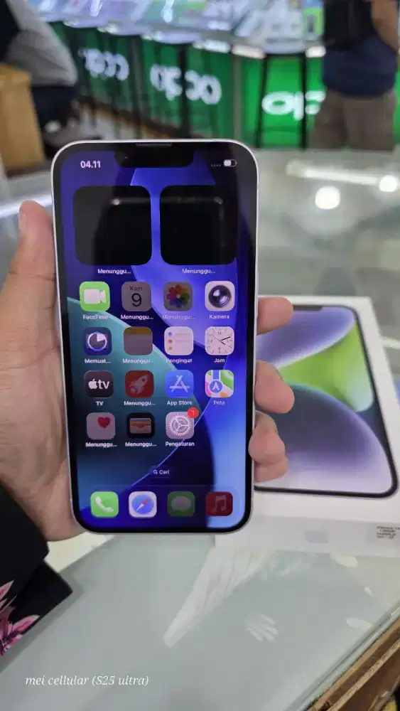 Iphone 14 128gb second fullset bh 85% resmi ibox bisa tukar tambah