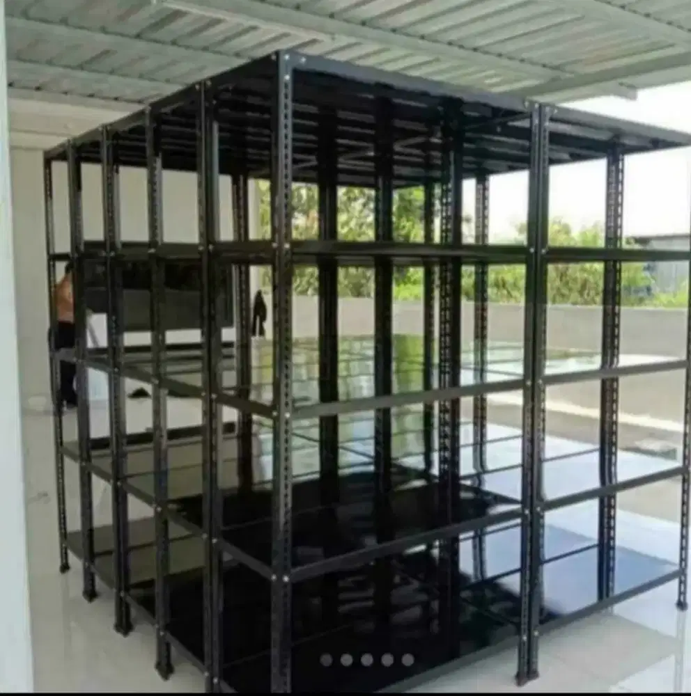 Rak besi rak buku rak kantor