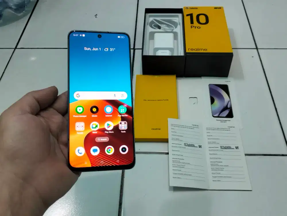 REALME 10 PRO 5G RAM 8GB +4GB / 128GB 6.72in 108MP NFC Snapdragon 695
