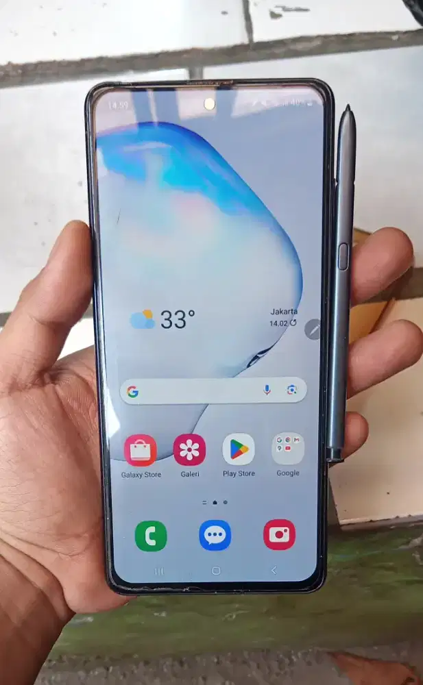 Samsung note 10 lite ori sein ram 8/128