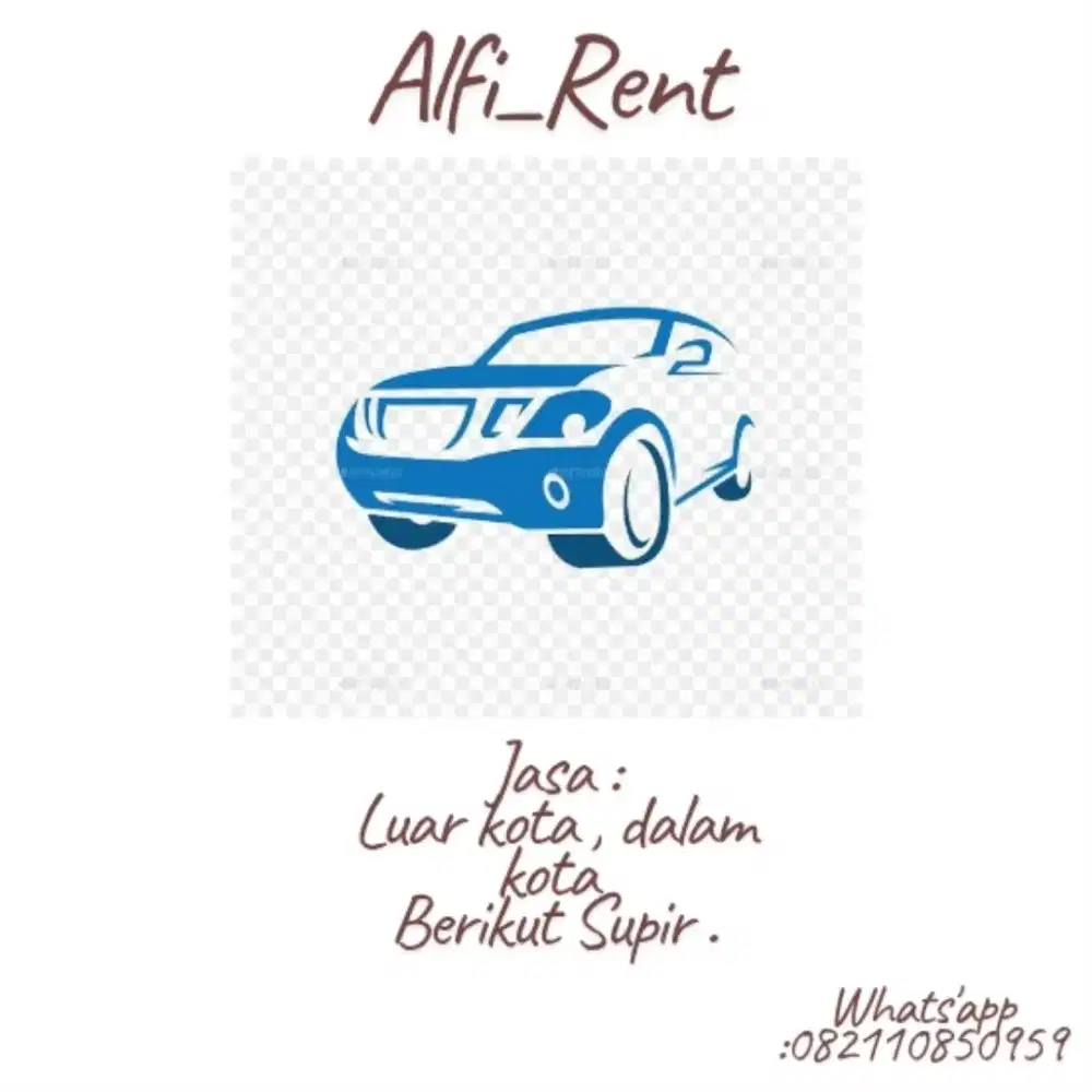 RENTAL MOBIL + SUPIR